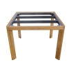 Picture of Dining table rectangular, ios, teak natural, 100x100x75cm