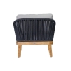 Picture of Lounge chair, delos, teak natural, pebble mix, 82.8x82.4x69.4cm