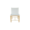 Picture of Side chair, bioko, teak natyral, white, 50.8x58.6x81cm