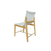 Picture of Chair, bioko, teak natyral, white, 50.8x58.6x81cm