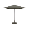 Picture of Umbrella, centra, aluminium coffeee matt and fabric taupe,  push up system, no flaps, square, dia.2.1x2.1cm