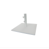 Picture of Steel base 65kg, suitable for  35-48mm pole umbrella, white matt, no wheels, size 70x70x1.6mm