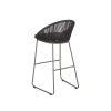 Picture of Stool, malibu, aluminium grey, fabric pebble mix, 54x52x103cm