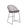 Picture of Stool, riva, aluminium anthracite, rattan lava mix, cushion midnight, 60x59x98cm