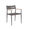 Picture of Chair, mood, aluminium anthracite, rattan lava mix, 55x57x80cm