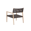 Picture of Lounge chair, mood, teak natural, rattan lava mix, 66x70x76cm