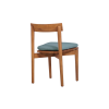 Picture of Chair, leo, teak natural, cushion acqua marine, 48x53x78.5cm
