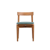 Picture of Chair, leo, teak natural, cushion acqua marine, 48x53x78.5cm