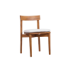 Picture of Chair, leo, teak natural, cushion titanium, 48x53x78.5cm