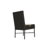 Picture of Chair, elisir, aluminium bronze, rattan bronze carbon, cushion champagne, 58.4x60.3x92.1cm