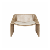 Picture of Armchair, enjoy, caramel, with cushion champagne,  90.2x69.9x70.5cm 
