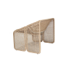 Picture of Armchair, enjoy, caramel, with cushion champagne,  90.2x69.9x70.5cm 