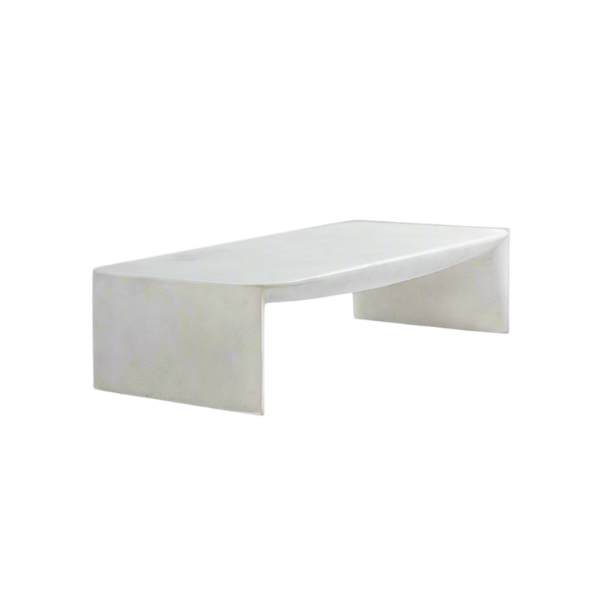 Picture of Coffee table, kubo, concrete, linen, 160x81x41cm