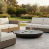 Picture of Coffee table, allure, concrete, anthracite, dia.100x15cm