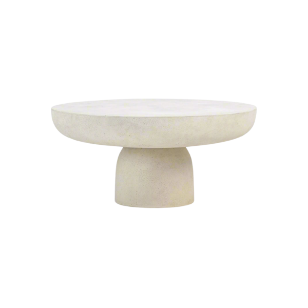 Picture of Coffee table, allure, concrete, ivory, dia.70x35cm