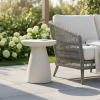 Picture of Coffee table, coast, concrete, ivory, dia.45.8x54.6cm
