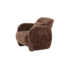 Picture of Armchair, amal, fabric, dark brown, 87x91x80cm