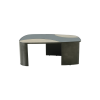 Picture of Coffee table, gatsby, black-gold, 110x99x38cm 