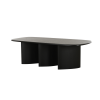 Picture of Dining table, soho, wood, black, 240x110x76cm 