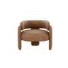 Picture of Armchair, euphoria, leather, marron, 86x76x67cm