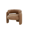 Picture of Armchair, euphoria, leather, marron, 86x76x67cm