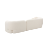 Picture of Sofa 4 seater, cosmopolitan, white, 2 pillows white, 262x91x68cm