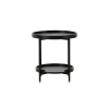 Picture of Coffee table, rey, wood, black, dia.50x52cm 