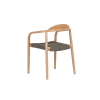 Picture of Dining chair, millie, wood natural, grey, 56x51x78cm