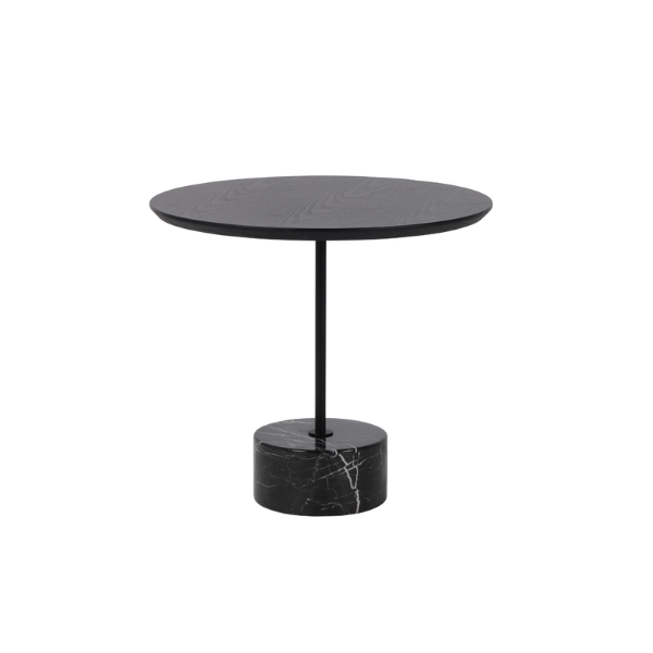 Picture of Coffee table, kai, wood, black, dia.50x45 cm 