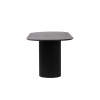 Picture of Dining table, iris, wood, black matte, 220x90x75cm