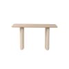 Picture of Dining table, duo, ash veneer, beige, 140x80x75cm