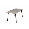 Picture of Dining table, flora, ceramic top, black legs, 160x80x75cm