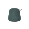 Picture of Pouf, dot, natural leather, with handle, tourquese, 50x50x42cm