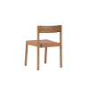 Picture of Chair, kyomi, wood structure, leather, natural, 51x47x75cm  