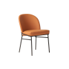Picture of Dining chair, sophie, leather, terra, 49x56x82cm