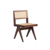 Picture of Chair, vintage, wood walnut, cream, 48x57x82.5cm