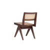 Picture of Dining chair, vintage, wood walnut, cream, 48x57x82.5cm