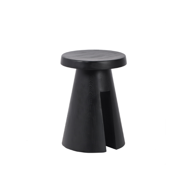 Picture of Coffee table, trip, wood, black, dia.32x44cm 