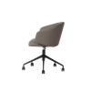 Picture of Office chair, adria, metal black, wheel black, medium grey, 62x55x74cm
