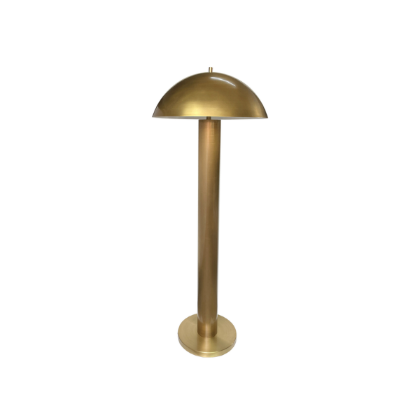 Picture of Floor lamp, mushroom, steel brushed brass, d.60x152.5cm, socket:e27*2