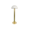 Picture of Floor lamp, mushroom, alabaster+steel finish, ab(s-013), d.50*h139cm, socket:e27*1