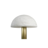 Fotografia e Abazhur dyshemeje Mushroom, celik dhe alabaster – 50×139 cm.