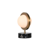 Picture of Table lamp, planet, alabaster+marblr+aluminium finish  ab-d(s-014d), light source:led 3000k 5w, size: 20*16*h28cm