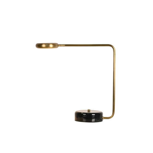 Picture of Reading table lamp, concise, steel&aluminum &marble finish ab-r(s-014), light source:led 3000k 5w, size: 45*16*h43cm