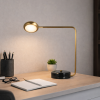 Picture of Reading table lamp, concise, steel&aluminum &marble finish ab-r(s-014), light source:led 3000k 5w, size: 45*16*h43cm