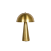 Fotografia e Abazhur tavoline Mushroom, celik gold, finiture AB-R – 35×55 cm.