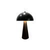 Fotografia e Abazhur tavoline Mushroom, celik gold, finiture BZ – 35×55 cm.