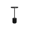 Picture of Table lamp, minimalist, steel+black travertine+aluminium finish:bz(s-016) light source:led 3000k 12w,φ18*h43cm