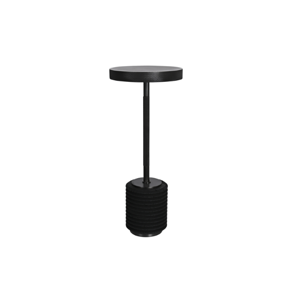 Picture of Table lamp, minimalist, steel+black travertine+aluminium finish:bz(s-016) light source:led 3000k 12w,φ18*h43cm