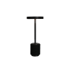 Picture of Table lamp, minimalist, steel+black travertine+aluminium finish:bz(s-016) light source:led 3000k 12w,φ18*h43cm